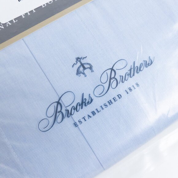 Brooks Brothers Boxers Traditional Fit Light Blue Cotton Shorts Size 46 - Picture 3 of 6